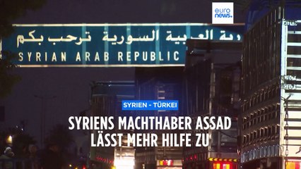 Sinneswandel bei Assad: Hilfe ist nun doch willkommen