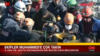 Kahramanmaraş'ta 198. saatte 2 kişi daha enkazdan kurtarıldı