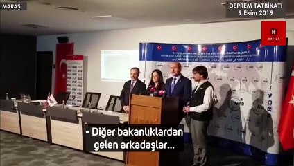 2019’da yapılan depremin tatbikatı; Bakan Soylu: "Sağlık Bakanlığı 5 dakika içerisinde geldi"