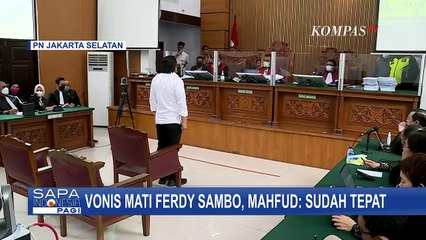 Download Video: Menko Polhukam, Mahfud MD Sebut Vonis Mati Sambo Sudah Tepat!