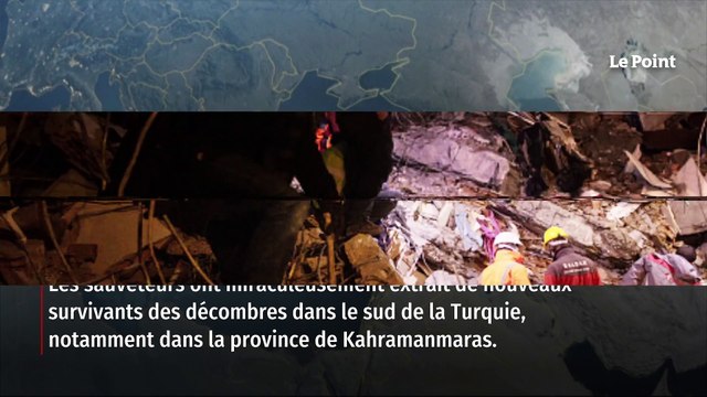 Séisme en Turquie et en Syrie : de nouveaux survivants sortis des décombres
