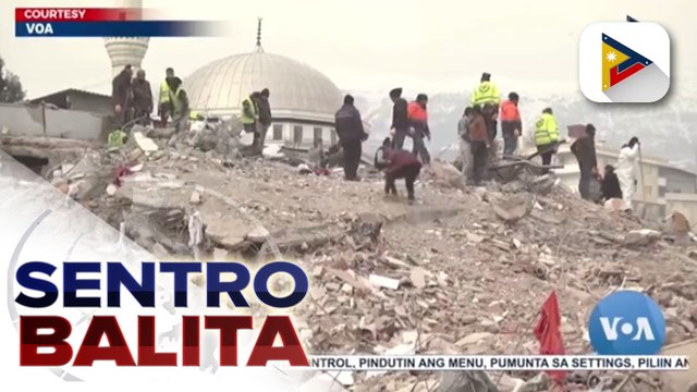 Syrian gov’t, pumayag nang buksan ang dalawang border crossing para mapabilis ang paghahatid ng tulong; Turkish gov’t, nag-isyu ng higit 100 arrest warrant vs. property developers kaugnay ng mga gumuhong gusali