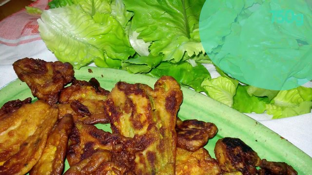 Beignets de fleurs de courgette économiques