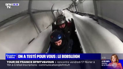 Propulsé à 120km/h sur une piste glacée et sinueuse... On a testé pour vous le bobsleigh