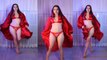 Urfi Javed aka Uorfi Javed Valentines Day पर बनी Hot Babe, Share किया Red Bikini में Video