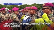 Prabowo Jadi Warga Kehormatan Korps Marinir TNI AL