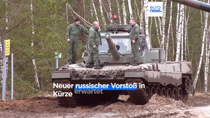 Erste Übungen mit dem "Leopard" - Im Osten der Ukraine geht der Krieg weiter
