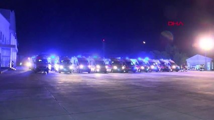 İSTANBUL-DEPREMDE YARALANAN 49 KİŞİ ASKERİ KARGO UÇAĞI İLE İSTANBUL'A GETİRİLDİ