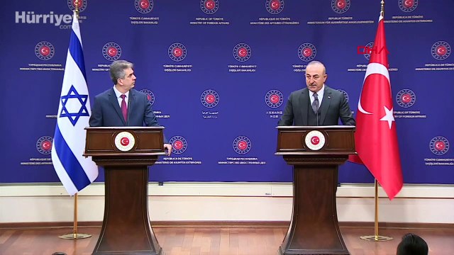 Dışişleri Bakanı Mevlüt Çavuşoğlu, İsrailli mevkidaşı Eli Cohen ile Ankara'da ortak basın toplantısı düzenledi