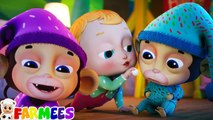 Five Little Monkeys + More Nursery Rhymes And Cartoon Videos | Farmees