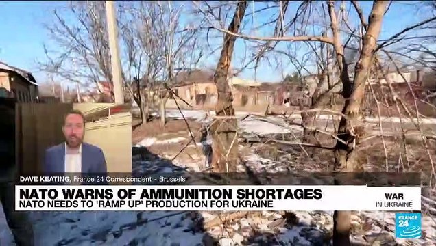 NATO warns of ammunition shortages, needs to 'ramp up' production for Ukraine