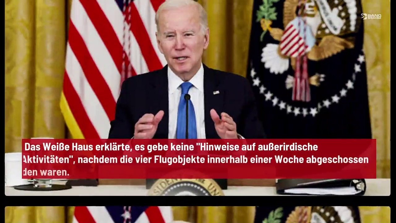 Weißes Haus: Es gibt keine 'Hinweise auf außerirdische Aktivitäten”