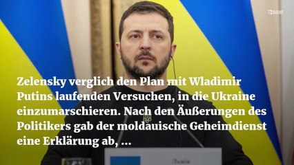 Wolodymyr Zelensky: Ukraine stoppte russische Pläne zur Zerstörung Moldawiens