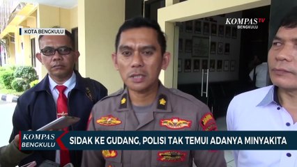 Sidak ke Gudang, Polisi Tak Temui Adanya Minyakita