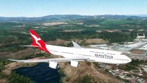 Landing within 1 meter of the sea, Airplane video games Boeing 747 - 8