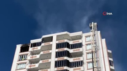 14 katlı sitede çıkan yangın söndürüldü