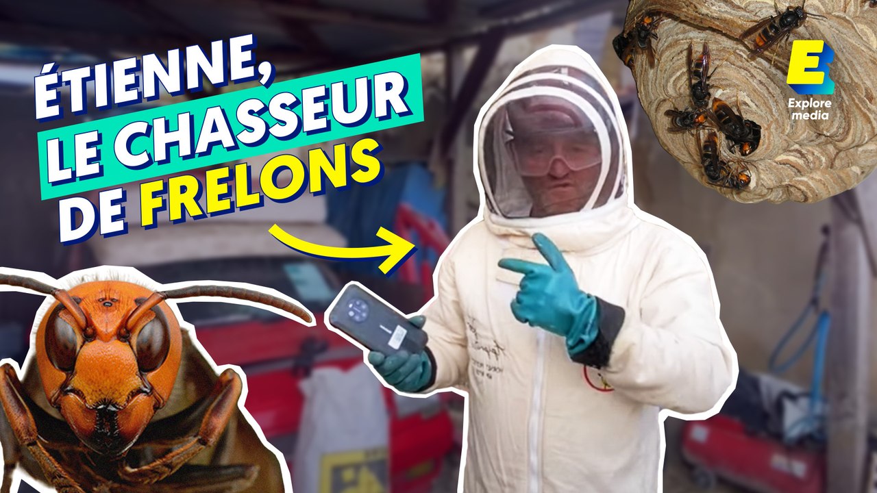 Étienne LGF a un métier hors norme : chasseur de frelons asiatiques.