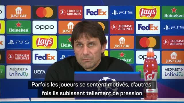 8es - Conte : “Jouer sous pression est positif pour certains joueurs, négatif pour d'autres”