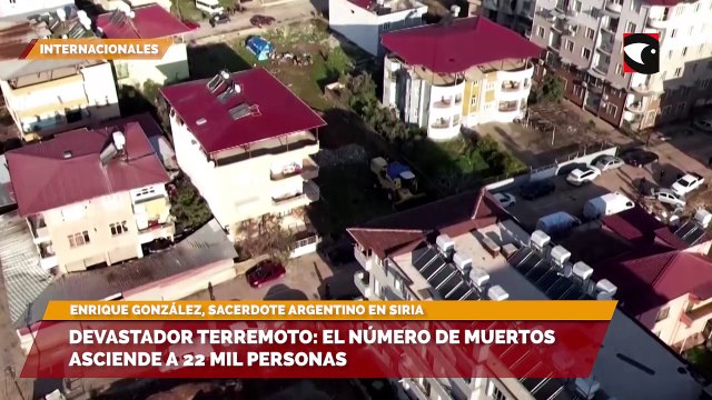 Devastador terremoto el número de muertos asciende a 22 mil personas