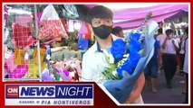 Dangwa flower market dinagsa ngayong Valentine's day