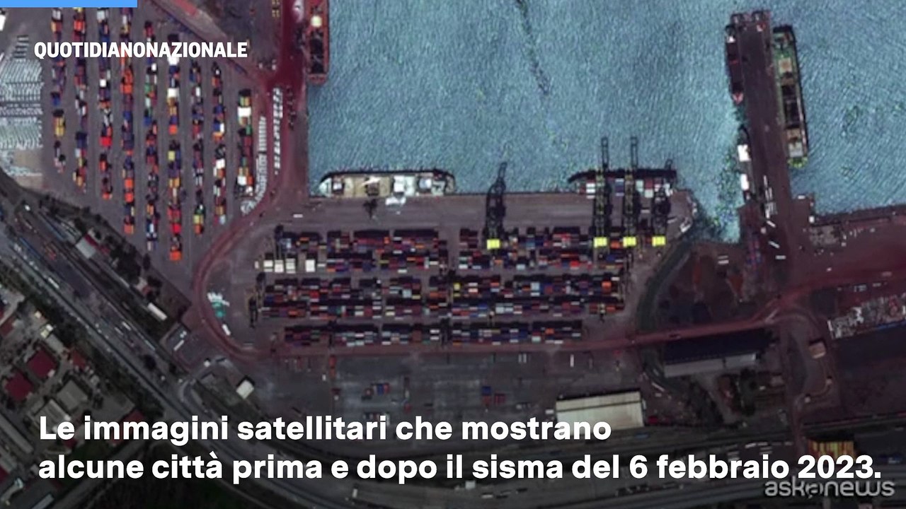 Le immagini dal satellite dopo il terremoto in Turchia e Siria