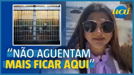 'Patriotas não aguentam mais a comida na prisão', diz bolsonarista