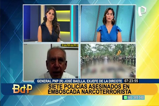 José Baella, exjefe de Dircote: Las acciones del Gobierno de Castillo han empoderado a Sendero Luminoso