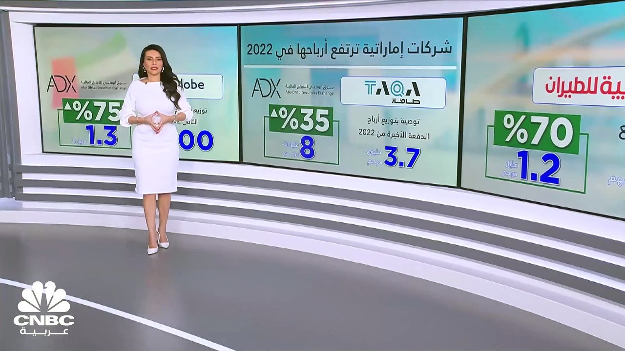 شركات إماراتية توصي بتوزيع أرباح نقدية