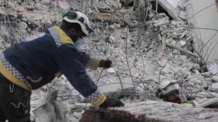 시리아 반군지역 구호단체 하얀헬멧 "생존자 수색 곧 종료" / YTN