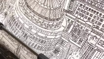 Typewriter artist 'types out' a flawless sketch of London's 'Royal Albert Hall' *MASTERFUL WORK!*
