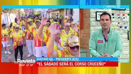 Gustavo Gil, confirma la realización del corso cruceño este sábado 18 de febrero