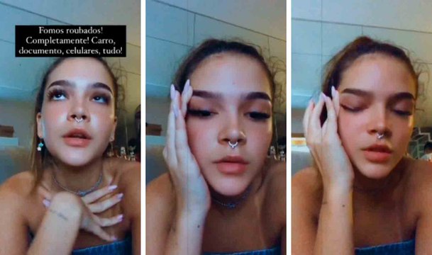 Vídeo: Mel Maia, namorado e família são assaltados e perdem tudo