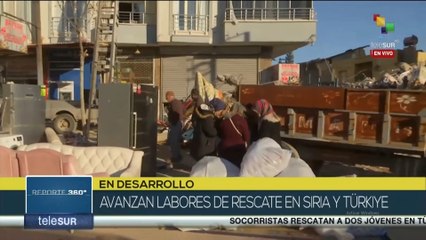 Reporte 360° 14-02: Socorristas rescatan a dos jóvenes en Kahramanmarash, Türkiye