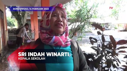 Download Video: Akibat Banjir Bandang Bondowoso, Bangunan SDN Sempol 1 Dipenuhi Lumpur