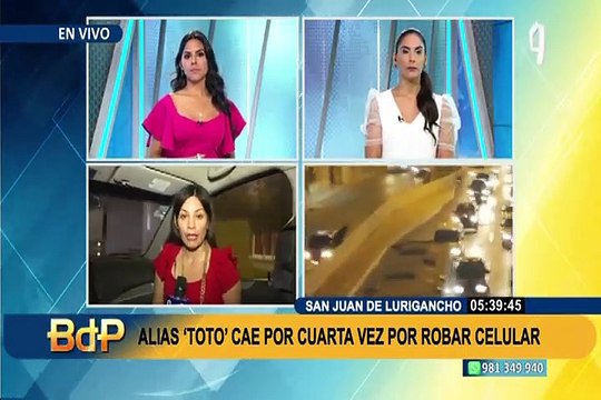 ¡No aprende la lección! Alias Toto cae por cuarta vez por robar celular en San Juan de Lurigancho