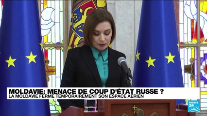 Moldavie, menace de coup d'état russe ? : l'espace aérien moldave fermé temporairement