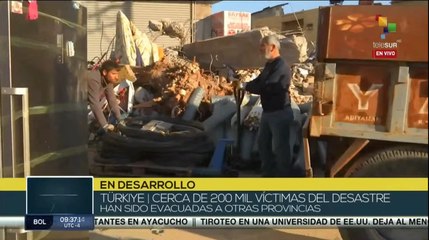 Türkiye prosigue con las labores de rescate