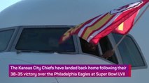 Chiefs touchdown in Kansas City after Super Bowl win
