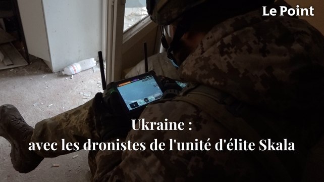 Guerre en Ukraine : avec les dronistes de l'unité d'élite Skala à Bakhmout