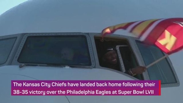 Chiefs touchdown in Kansas City after Super Bowl win