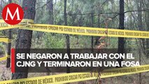 Estiman 14 cuerpos en “narcofosas” de Ocoyoacac, Edomex; las víctimas habrían sido narcomenudistas