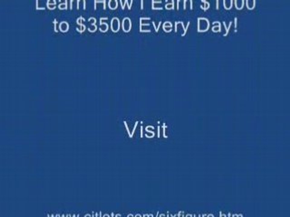 Six Figure Yearly.How I earn $1,000-$3,500 a day **Rated #1