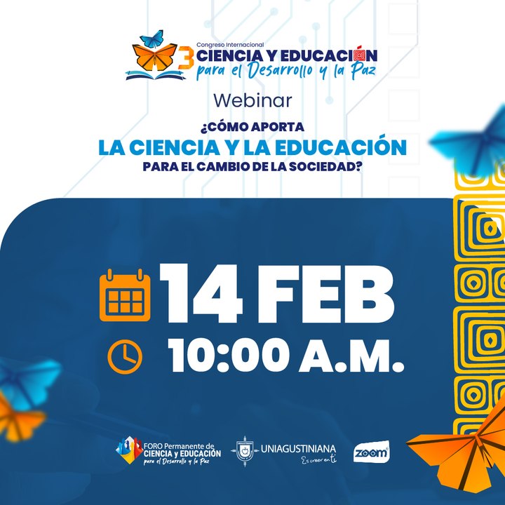 WEBINAR LA CIENCIA Y LA EDUCACIÓN EN LA SOCIEDAD.