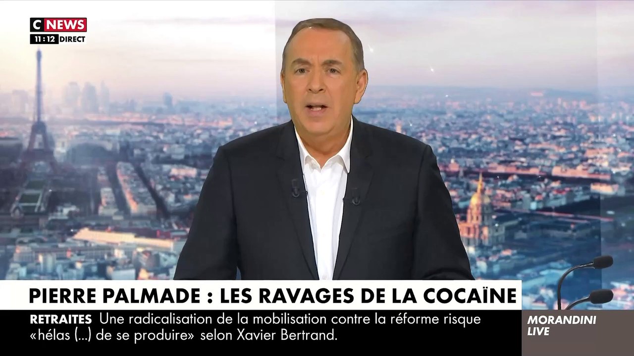 Pierre Palmade: Un ancien toxicomane se confie dans "Morandini Live" et raconte les ravages de la cocaïne