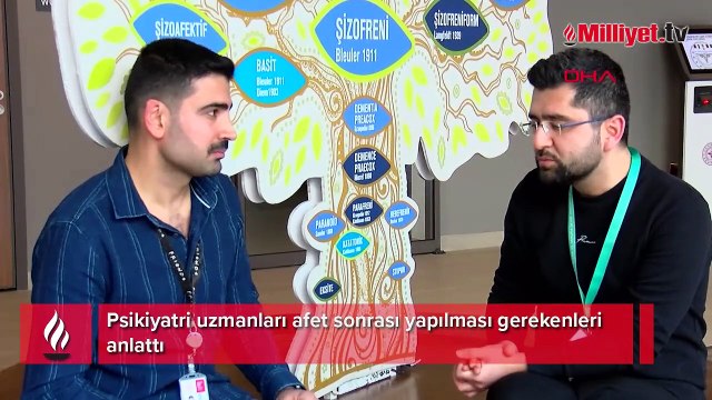 Psikiyatri uzmanları afet sonrası yapılması gerekenleri anlattı