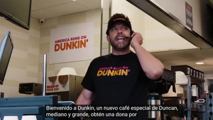 Ben Afflek con Dunkin Donuts