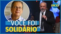 Lula agradece Zé Dirceu e vigília na PF em Curitiba