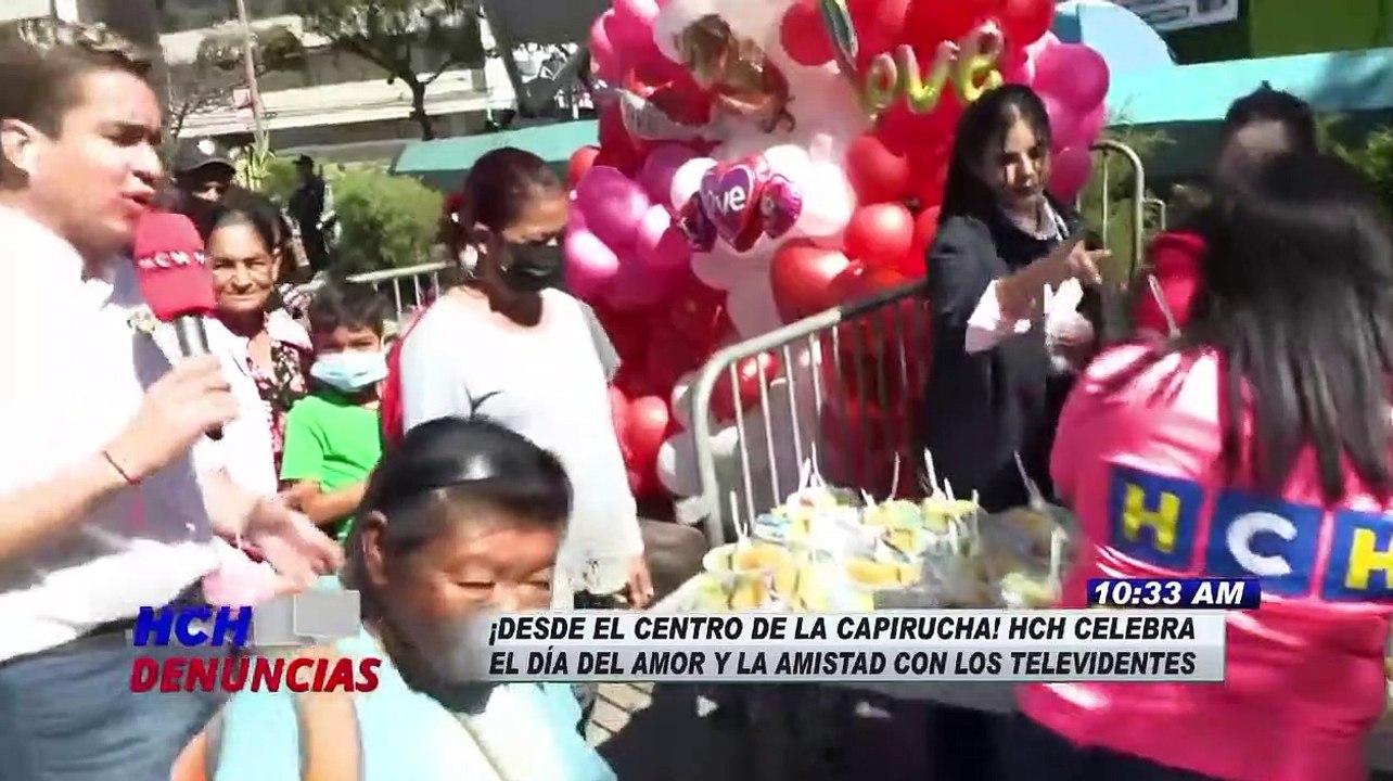 ¡En el Centro de la Capital! HCH celebra el "Amor y La Amistad" compartiendo un delicioso pedazo de pastel