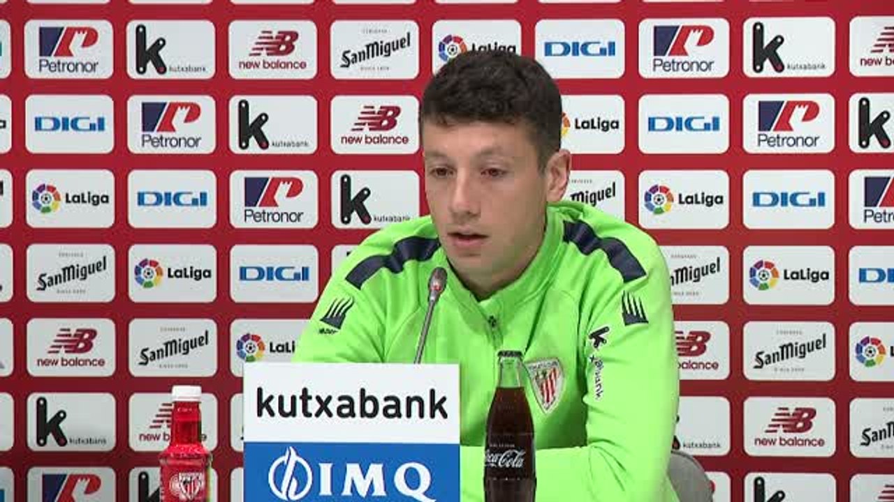 Vesga sobre el Atlético: "Debemos buscarles sin miedo en su área, atacarles y ser lo que somos en San Mamés"