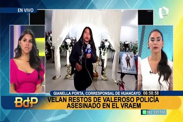 Huancayo: velan restos de policía que murió abatido durante emboscada en el Vraem